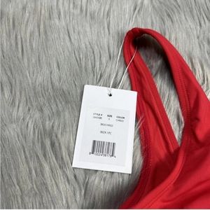 Andie Swim Ibiza One Piece Swimsuit Red Size Small